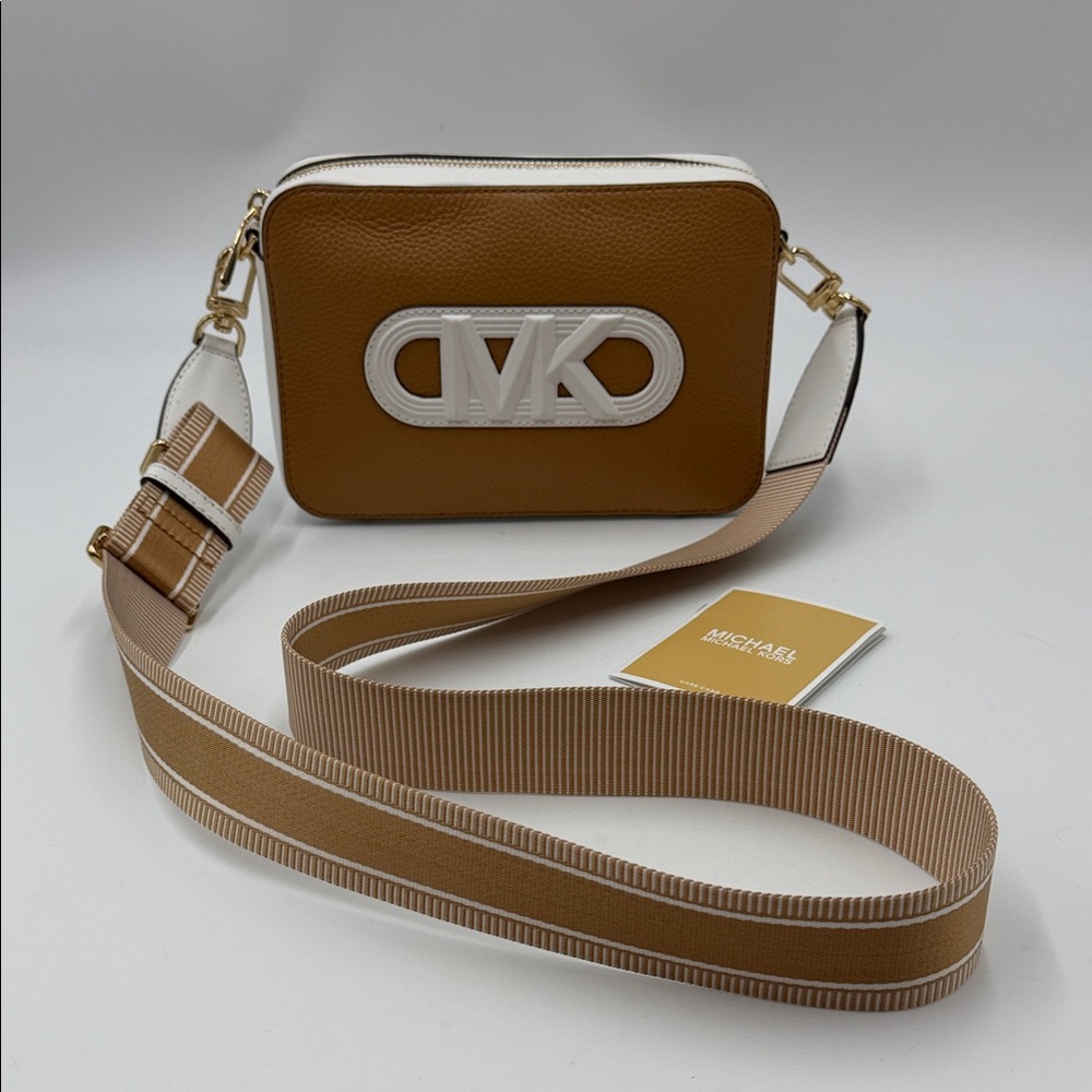 Michael Kors Jet Set Medium Camera Bag With Webbing